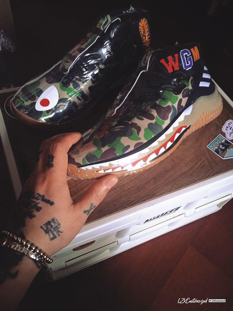 adidas Dame Lillard 4+Bape联名